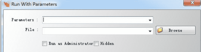 Run with Parameters绿色版下载
